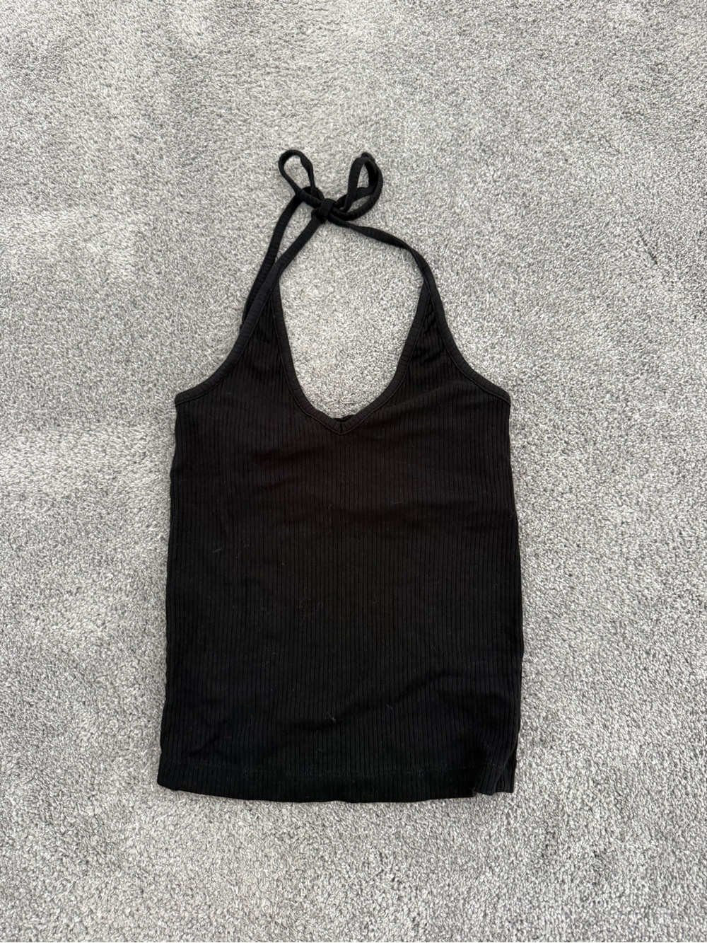 Old Navy Ribbed Halter Top Shelf Bra Tank Size Small